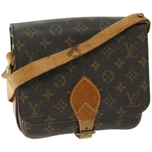 Pre-owned Canvas louis-vuitton-bags Louis Vuitton Vintage , Brown , Da...