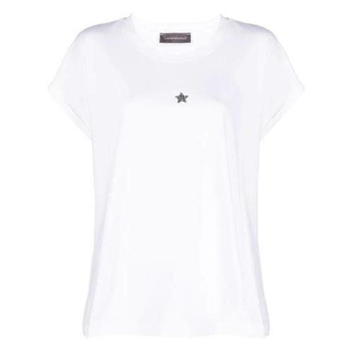 Capricorn Wit Casual T-Shirt Vrouwen Lorena Antoniazzi , White , Dames