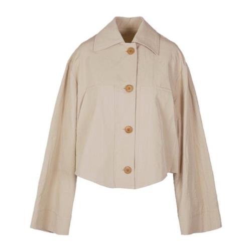 Korte Trenchcoat Jucca , Beige , Dames