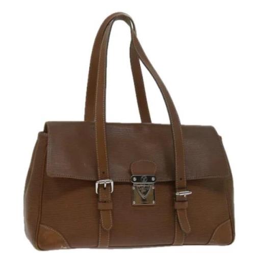 Pre-owned Leather shoulder-bags Louis Vuitton Vintage , Brown , Dames