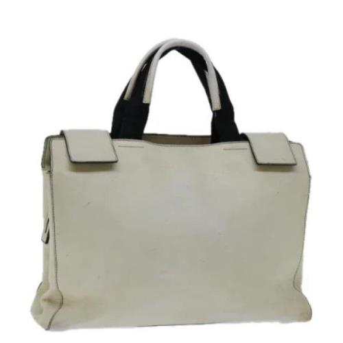 Pre-owned Leather prada-bags Prada Vintage , Beige , Dames