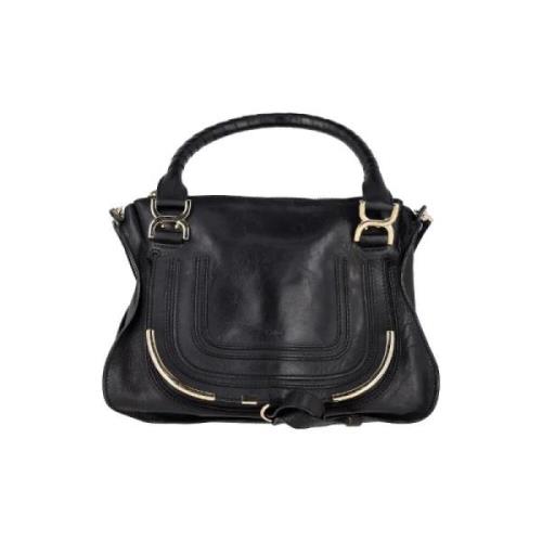 Pre-owned Leather handbags Chloé Pre-owned , Black , Dames