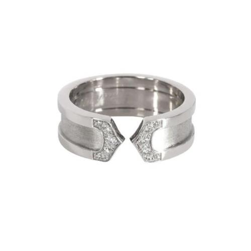 Pre-owned White Gold rings Cartier Vintage , Gray , Dames