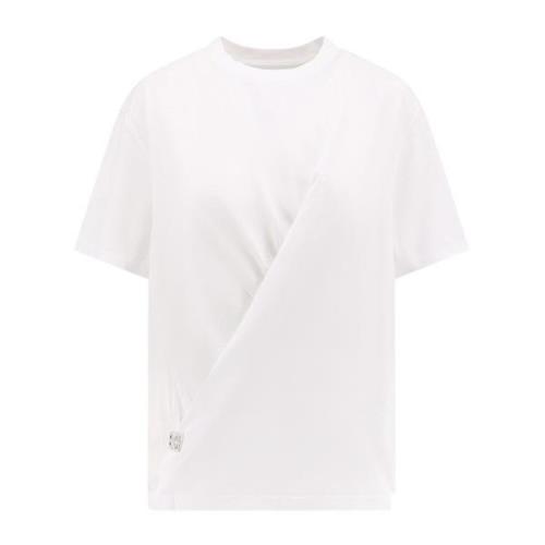 4G Detail Katoenen T-Shirt Givenchy , White , Dames