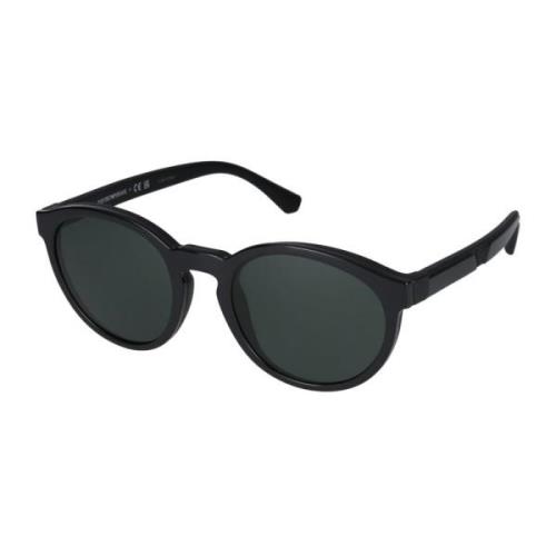 Stijlvolle Zonnebril 0Ea4152 Emporio Armani , Black , Heren