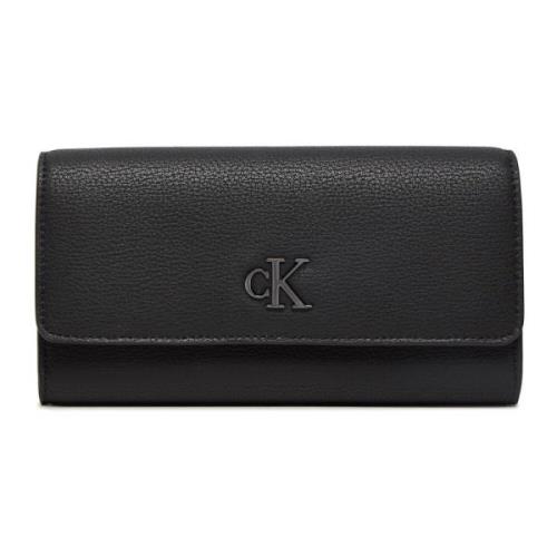 Minimal Monogram Portemonnee Calvin Klein Jeans , Black , Dames