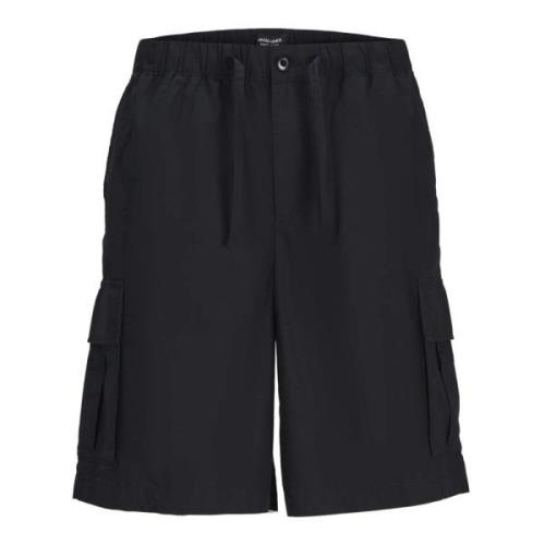 Cargo Bermuda Shorts Lente/Zomer Collectie Jack & Jones , Black , Here...