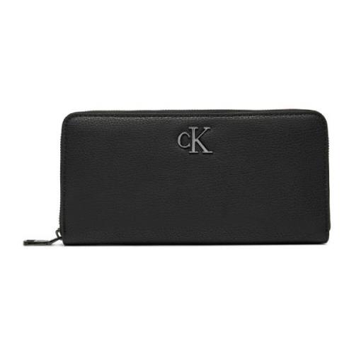 Minimal Monogram Ritsportemonnee Calvin Klein Jeans , Black , Dames