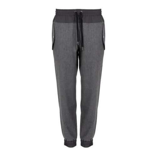 Elegante Wollen Broek Les Hommes , Gray , Heren