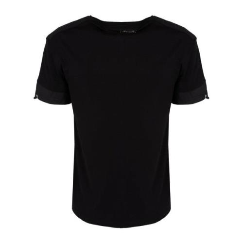 Elegante Ronde Hals T-Shirt Les Hommes , Black , Heren