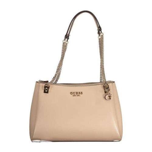 Elegante Beige Handtas Guess , Beige , Dames