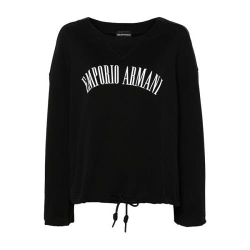 Sweatshirts Emporio Armani , Black , Dames