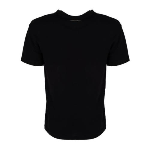 Elegant Ronde Hals T-Shirt Les Hommes , Black , Heren