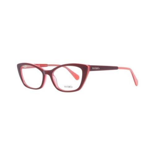 Rode Cat Eye Optische Monturen Max & Co , Red , Dames