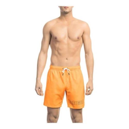 Heren Zwemkleding Collectie Lente/Zomer Bikkembergs , Orange , Heren