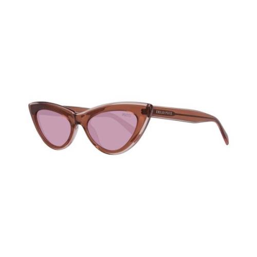 Gradient Cat Eye Zonnebril Stijlvol Emilio Pucci , Brown , Dames