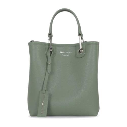 Groene Shoppingtas met Verstelbare Band en Afneembare Pouch Emporio Ar...