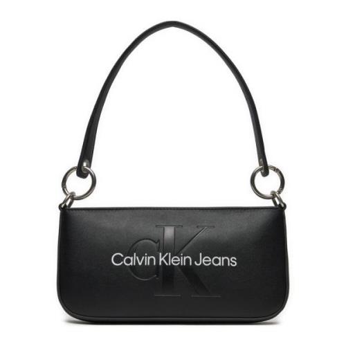 Schouder Pouch Herfst/Winter Collectie Calvin Klein Jeans , Black , Da...