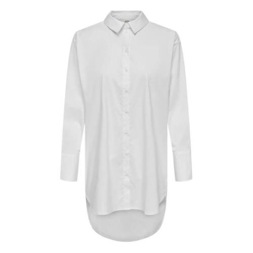 Dames lange mouwen shirt lente/zomer Jacqueline de Yong , White , Dame...