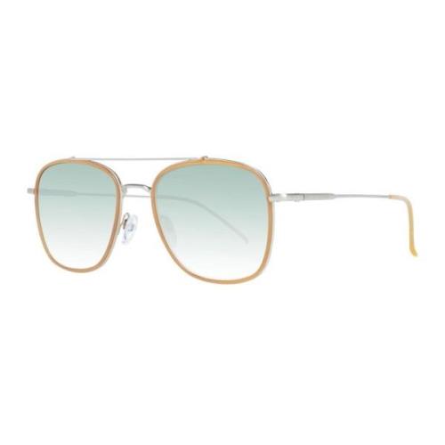 Gouden Aviator Zonnebril met Groene Lenzen Ted Baker , Yellow , Heren