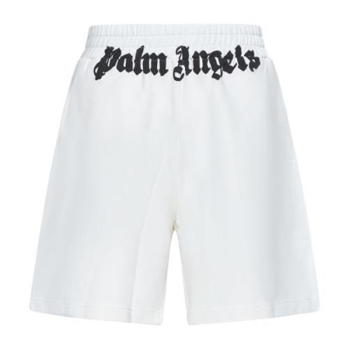 Stijlvolle Shorts voor Mannen Palm Angels , White , Heren