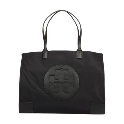 Ella Tote Zwarte Tassen Tory Burch , Black , Dames