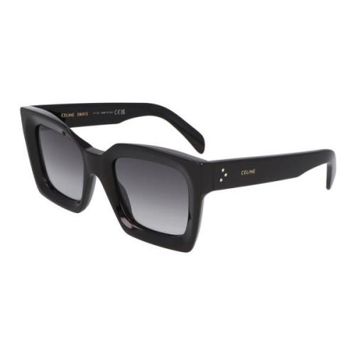 Vierkante Frame Zonnebril Celine , Black , Unisex