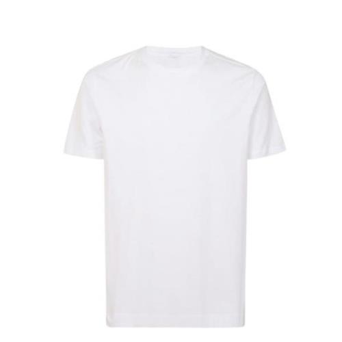 Witte Katoenen T-shirt Malo , White , Heren