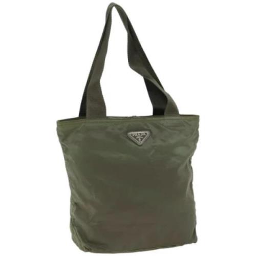 Pre-owned Nylon prada-bags Prada Vintage , Green , Dames