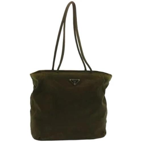 Pre-owned Nylon prada-bags Prada Vintage , Green , Dames