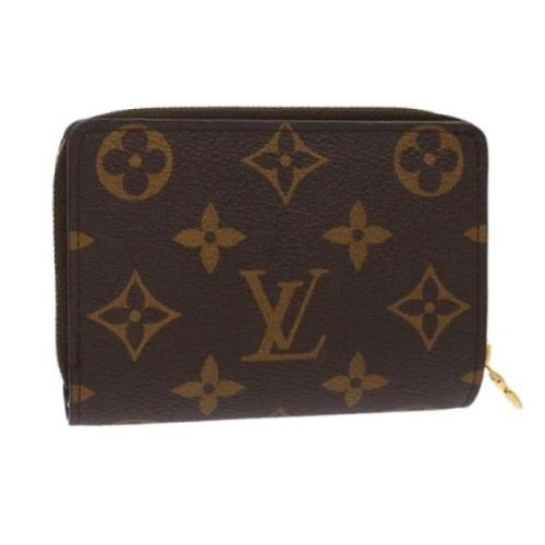 Pre-owned Canvas wallets Louis Vuitton Vintage , Brown , Dames