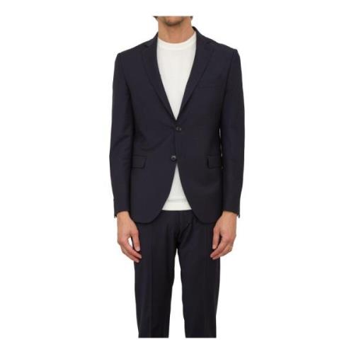 Blauwe Wollen Blazer Jas Liu Jo , Blue , Heren