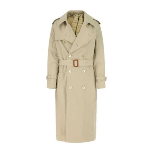 Cappuccino Trench Coat Maison Margiela , Beige , Dames