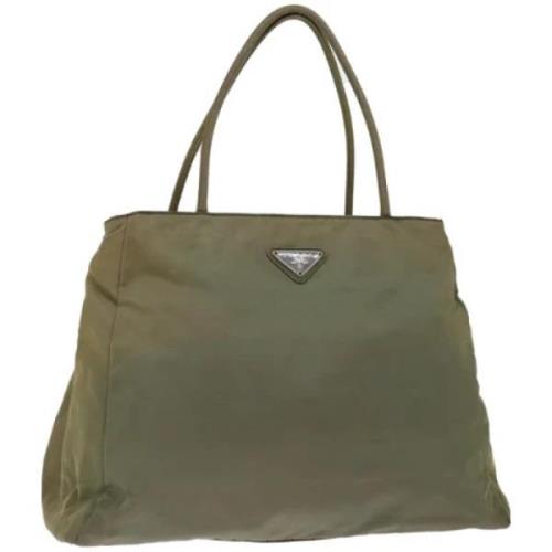 Pre-owned Nylon prada-bags Prada Vintage , Green , Dames