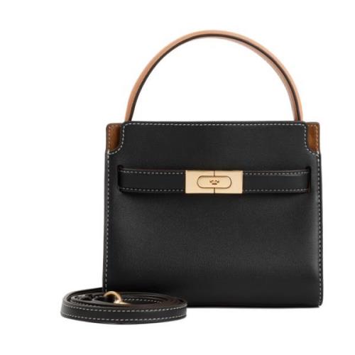 Dubbele Tas in Zwart Tory Burch , Black , Dames