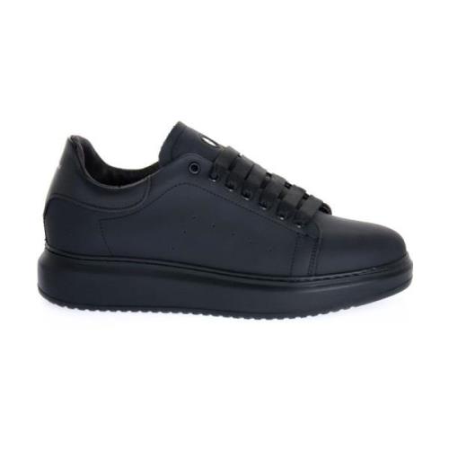 Zwarte Rubberen Schoenen Exton , Black , Heren