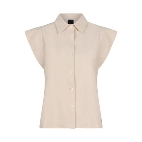 Elegante Beige Blouse Sora Radical , Beige , Dames