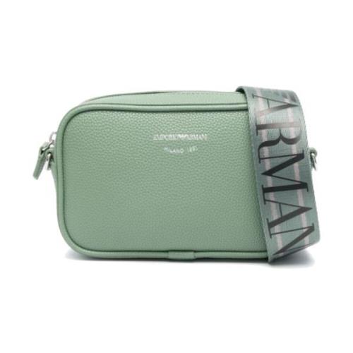 Groene Mini Tas met Verstelbare Band Emporio Armani , Green , Dames