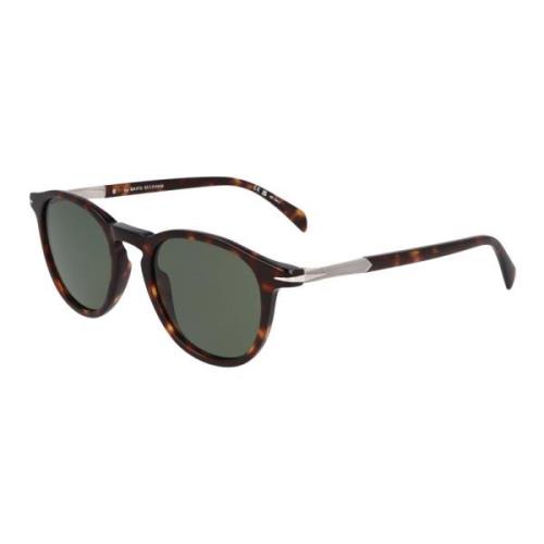 Retro Ovale Zonnebrillencollectie Eyewear by David Beckham , Brown , U...