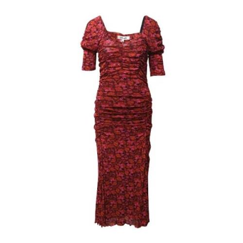 Nylon dresses Diane Von Furstenberg , Red , Dames