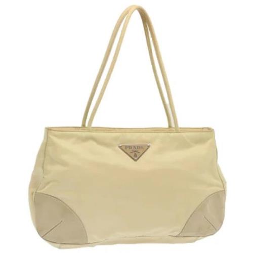 Pre-owned Nylon prada-bags Prada Vintage , Beige , Dames