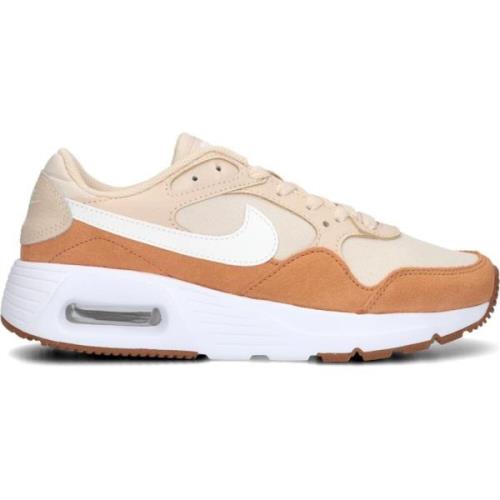 Beige Oranje Lage Top Air Max SC Dames Sneakers Nike , Beige , Dames