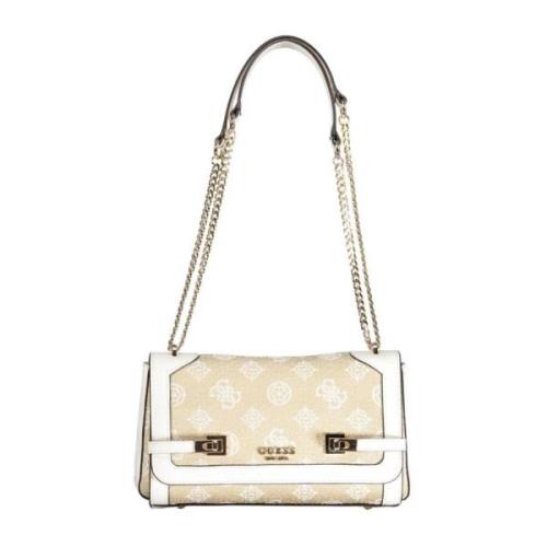 Stijlvolle Cotton Handbag Guess , White , Dames