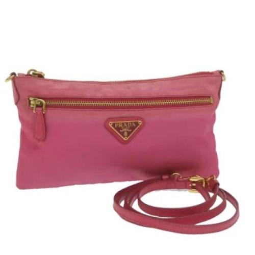 Pre-owned Nylon prada-bags Prada Vintage , Pink , Dames