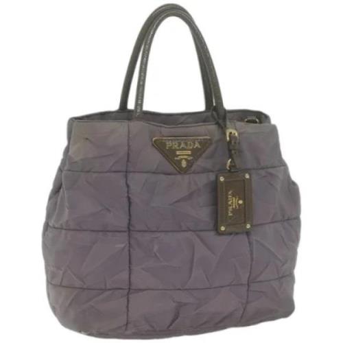 Pre-owned Nylon prada-bags Prada Vintage , Purple , Dames