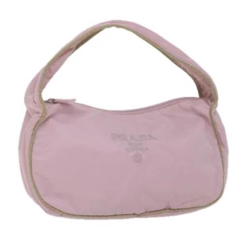 Pre-owned Nylon prada-bags Prada Vintage , Pink , Dames