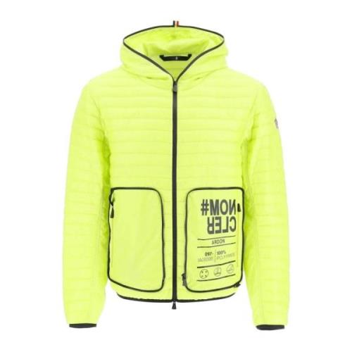 Gele Gewatteerde Jas Ss23 Moncler , Yellow , Heren