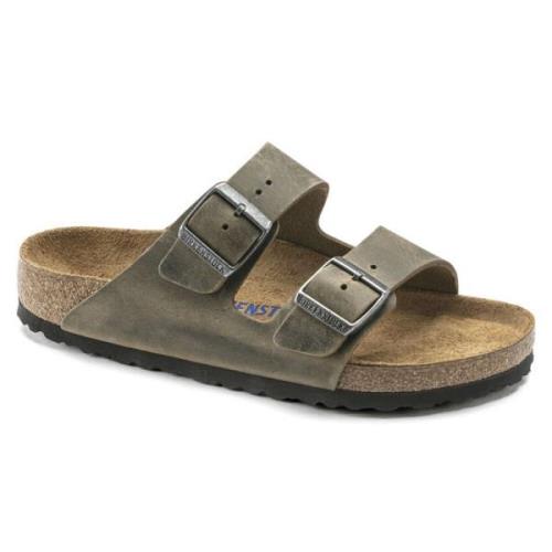 Sliders, Klassieke Sandalen Birkenstock , Beige , Heren