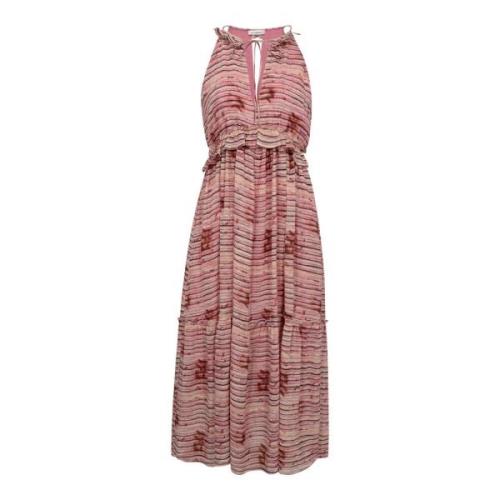 Bubblegum Maxi Jurk Co'Couture , Multicolor , Dames