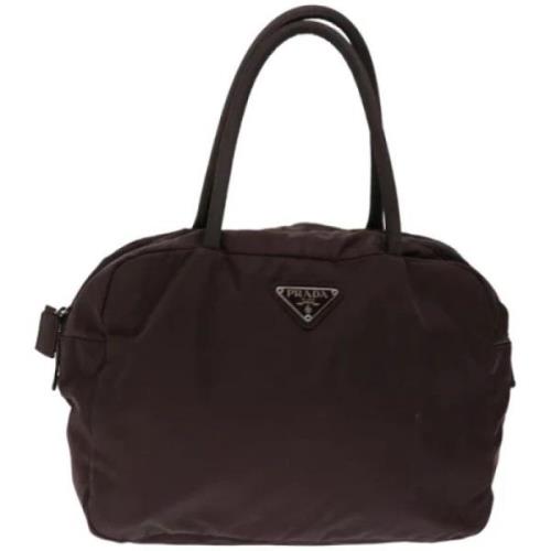 Pre-owned Nylon prada-bags Prada Vintage , Brown , Dames